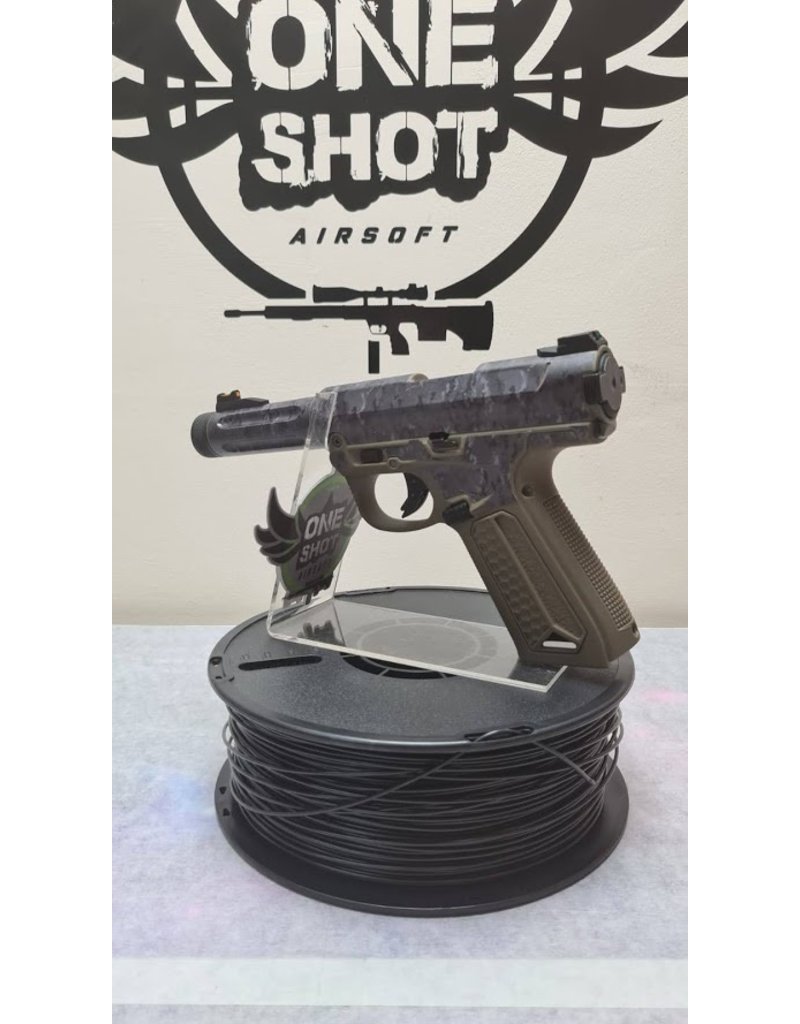 One Shot Airsoft Gun Skin action army AAP01 Multicam Black
