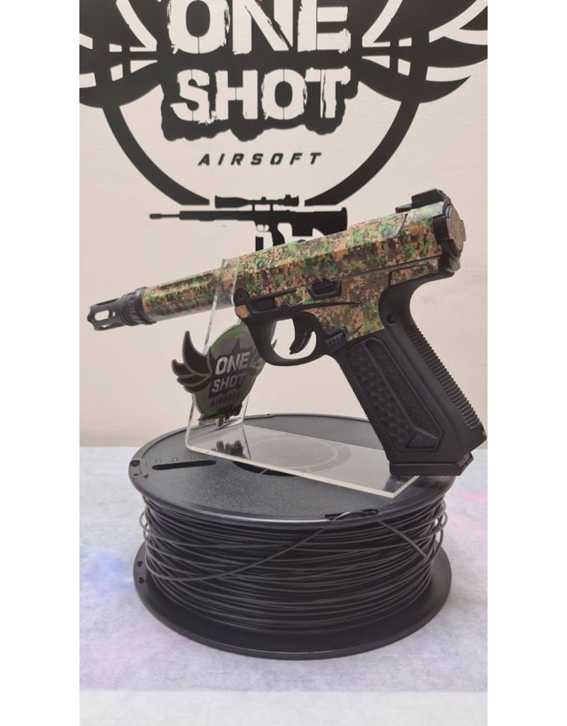 One Shot Airsoft Gun Skin action army AAP01 Pencott Greenzone