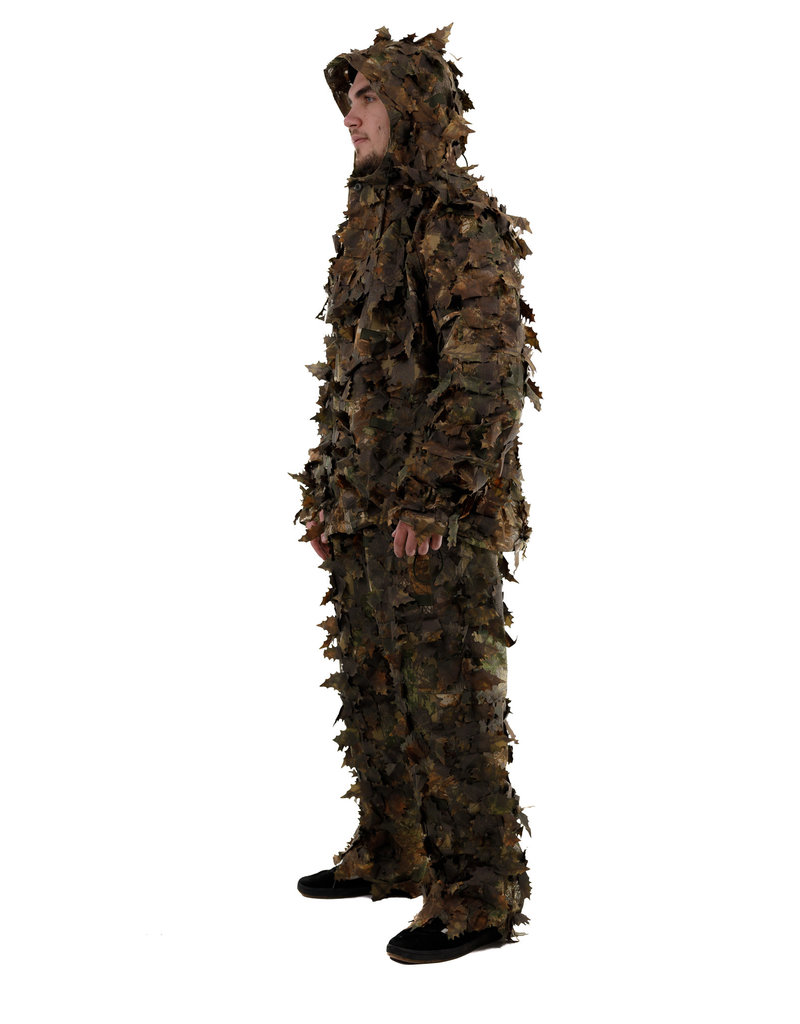 STALKER Dark Brown Leaf Suit