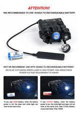 WADSN Tactical PEQ DBAL-A2 Red Laser and White Light