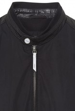 Torras Bomber with Leather Sleeve and trim