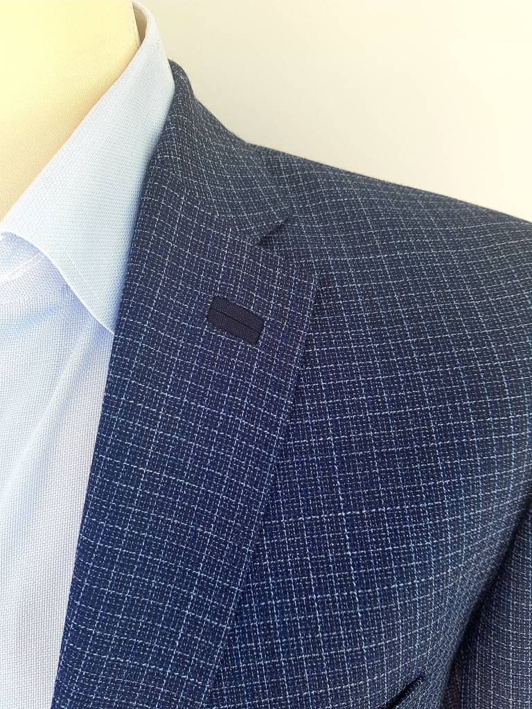 Roy Robson Robson Pure wool Blue Checked Jacket