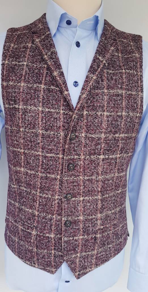 red check waistcoat