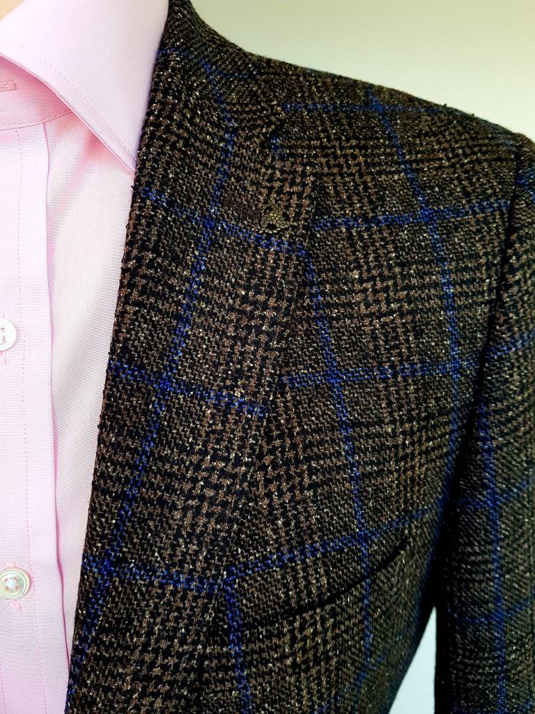 Roy Robson Wool/Silk blend Check Jacket