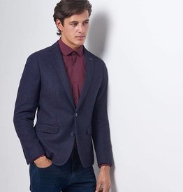 Remus Uomo blue red diamond jacket