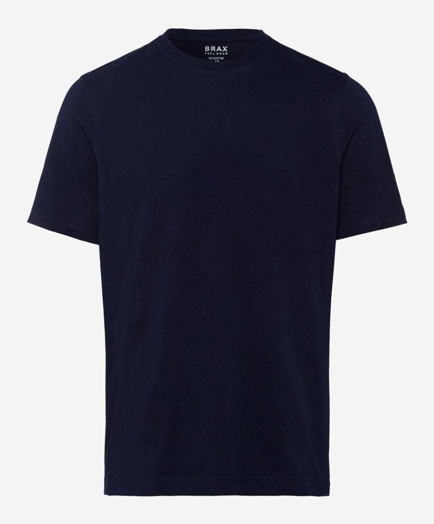 Navy Blue Crew neck T-shirt - James Of Montpellier
