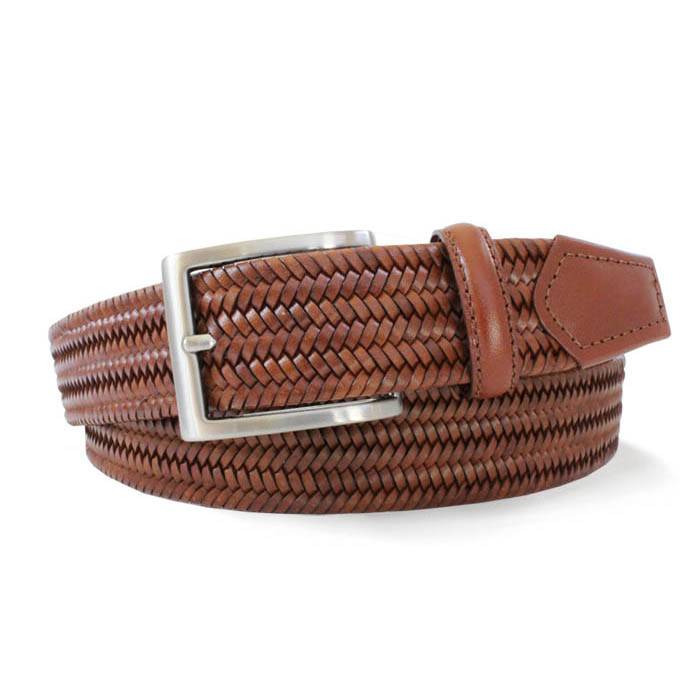 leather stretch belt