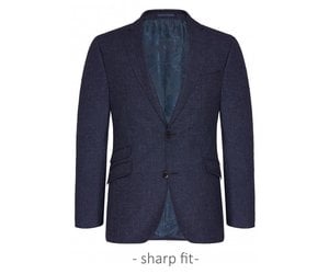 Carl Gross Peak Lapel navy jacket James Of Montpellier