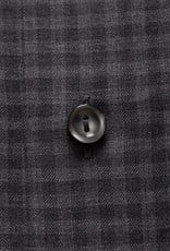 Eton Checked Fine twill with charcoal button