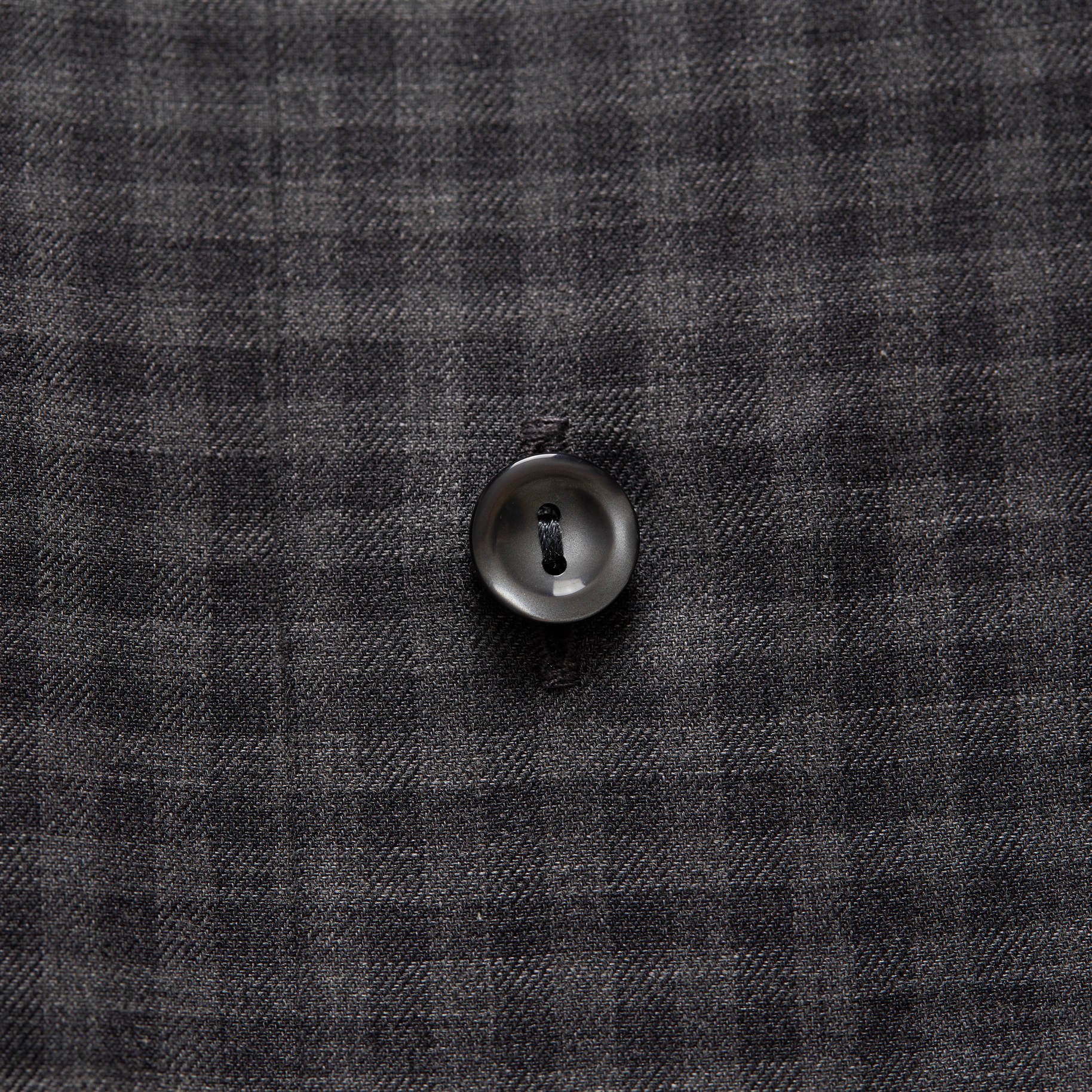 Eton Checked Fine twill with charcoal button