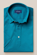 Eton Luxury Pique Button Under Polo Shirt