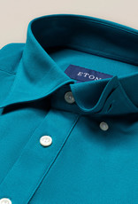 Eton Luxury Pique Button Under Polo Shirt