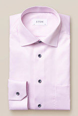 Eton Signature twill with Contrast button