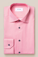 Eton Signature twill with Contrast button