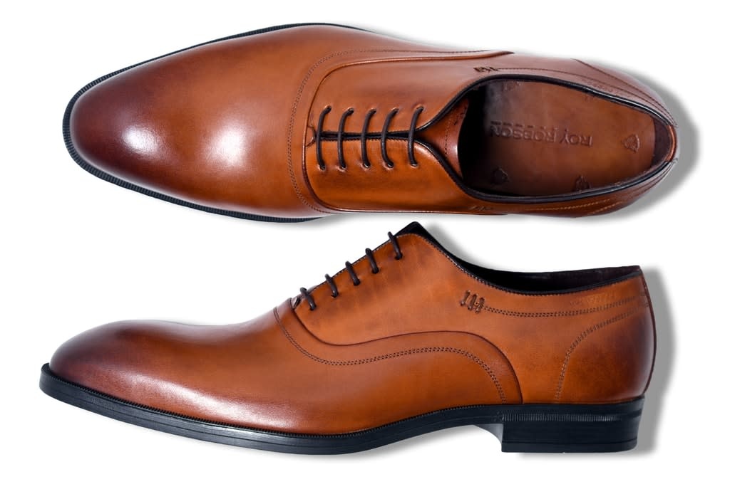 Roy Robson Tan Oxford Shoe