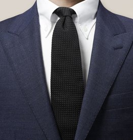 Eton Black Grenadine Tie