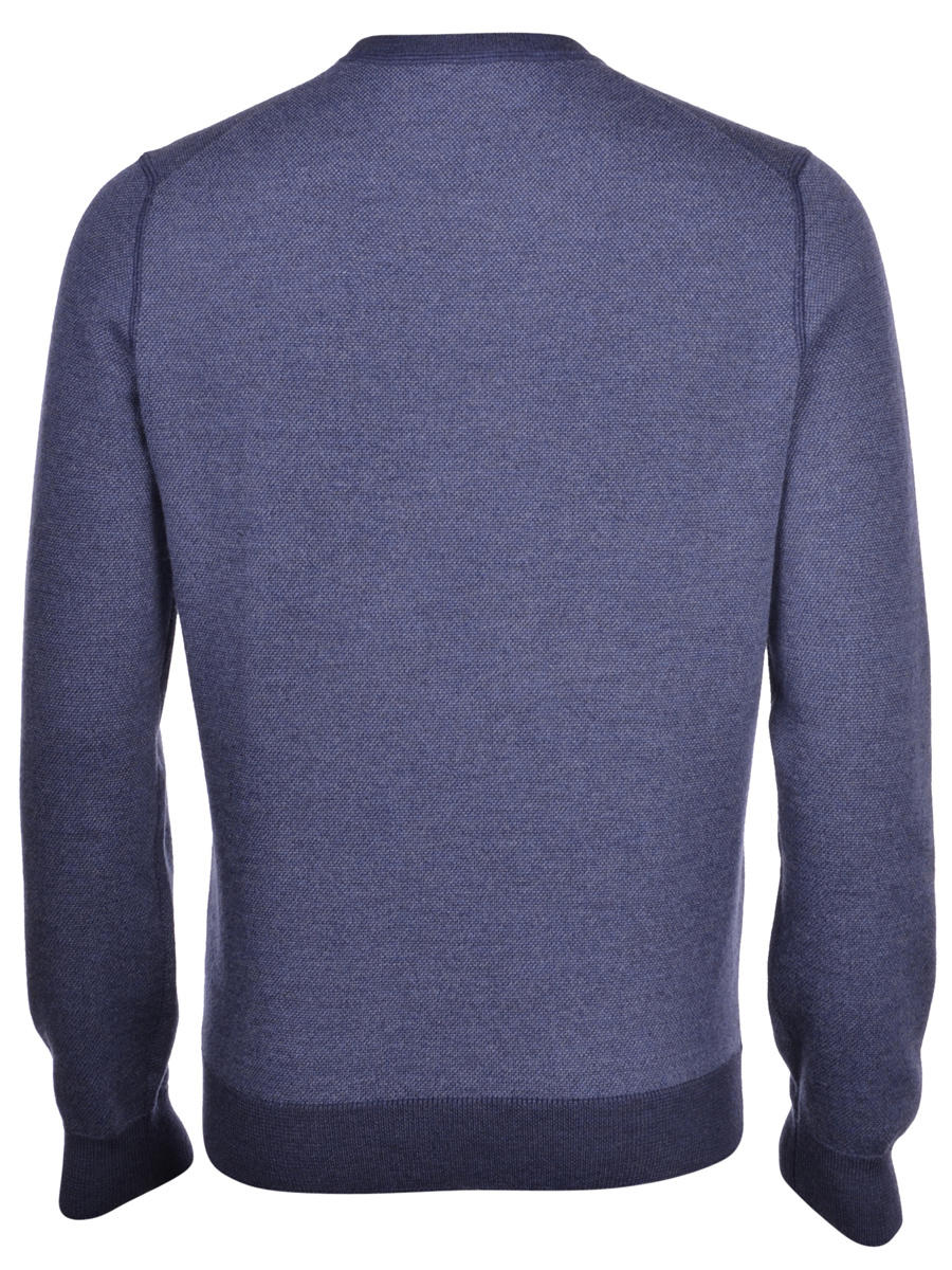 Gran Sasso Salt and pepper Crew Neck