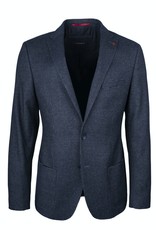 Roy Robson Navy Cotton/Wool Pin Dot jacket - Regular Fit