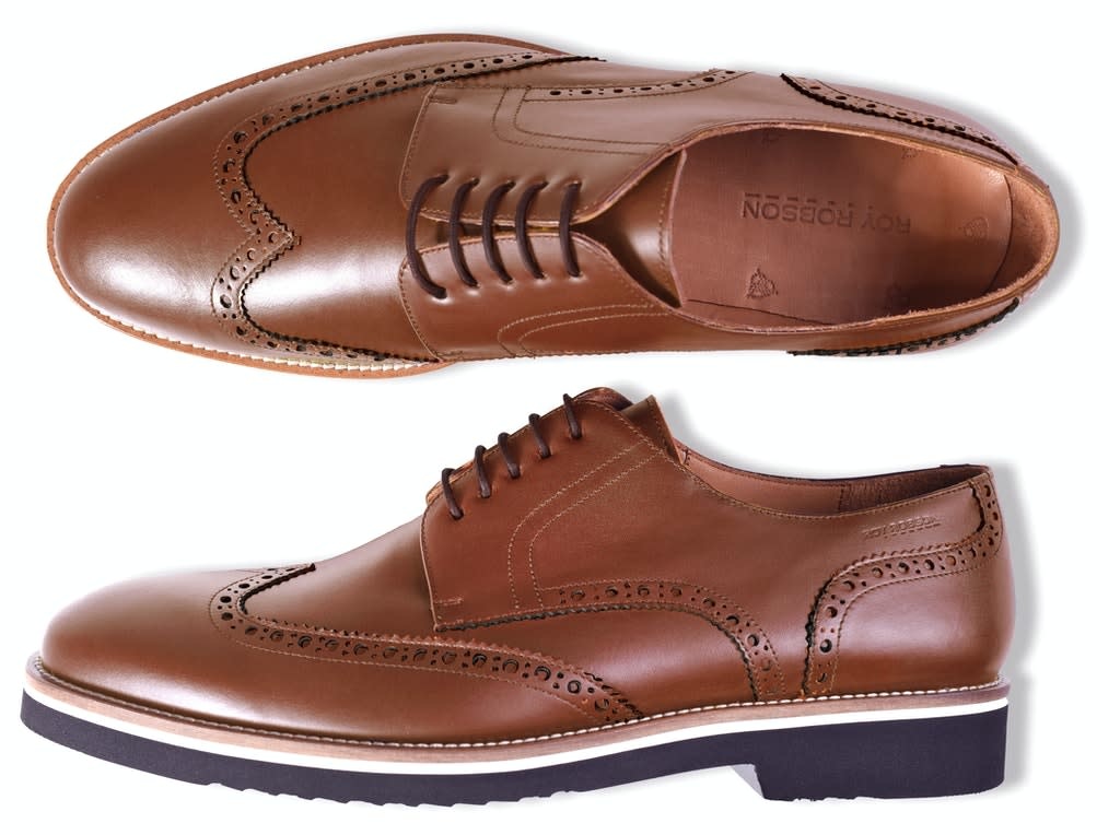 Roy Robson Calfskin Derby Brogue