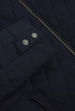 Douglas Navy Quilted Diamond Jacket