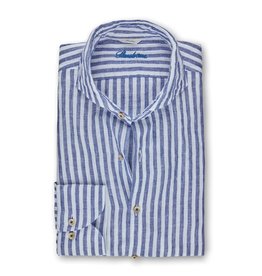 Stenstroms Striped Linen Slimline Shirt