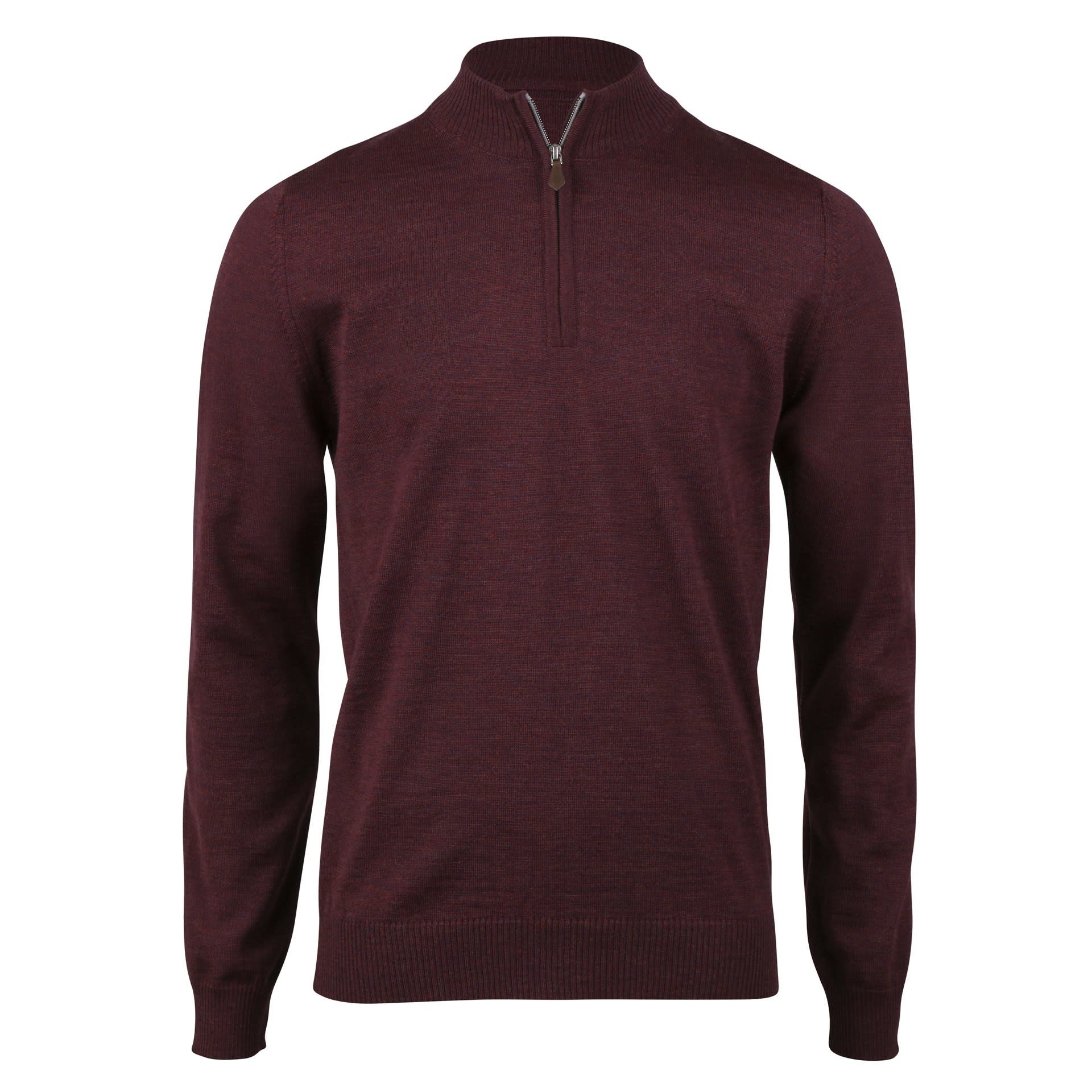 Stenstroms Red/Purple Pure Merino Half Zip