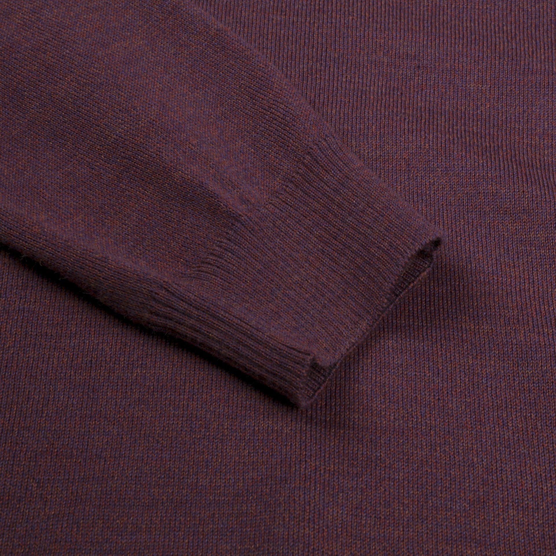 Stenstroms Red/Purple Pure Merino Half Zip