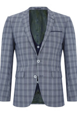 Remus Uomo Grey 3 piece with check jacket