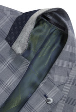 Remus Uomo Grey 3 piece with check jacket