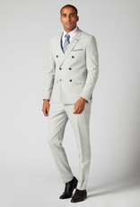 Remus Uomo Grey Double breasted 2 piece with Blue button