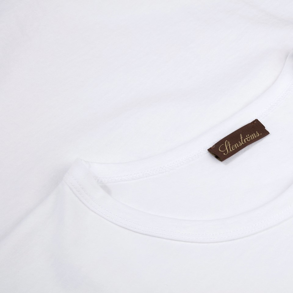 Stenstroms White cotton T-shirt