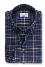 Stenstroms Fitted Body Checked Flannel Shirt