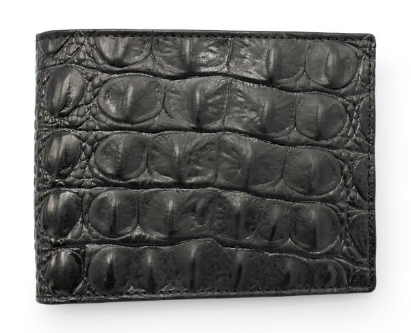 Elliot Rhodes Black Covent Garden Croc Wallet