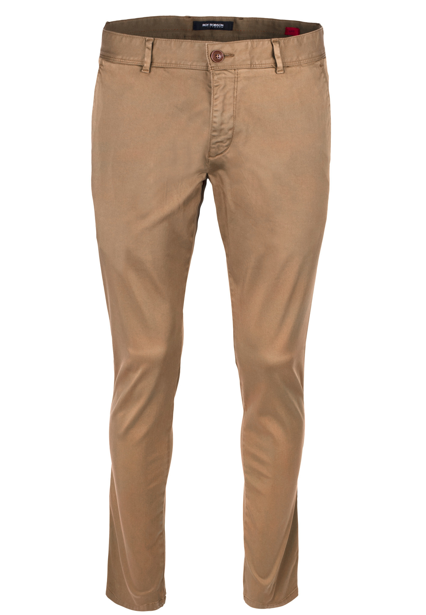 Roy Robson Slim fit pure cotton stretch chino - Taupe