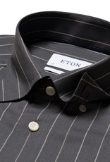 Eton Luxury Brushed Striped Merino Wool shirt