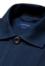 Eton Blue Twill Overshirt