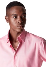 Eton Pink Stretch Tencel shirt with button under collar