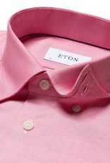 Eton Pink Stretch Tencel shirt with button under collar