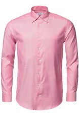 Eton Pink Stretch Tencel shirt with button under collar