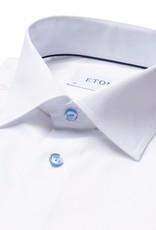 Eton Signature Twill with Pale Blue button