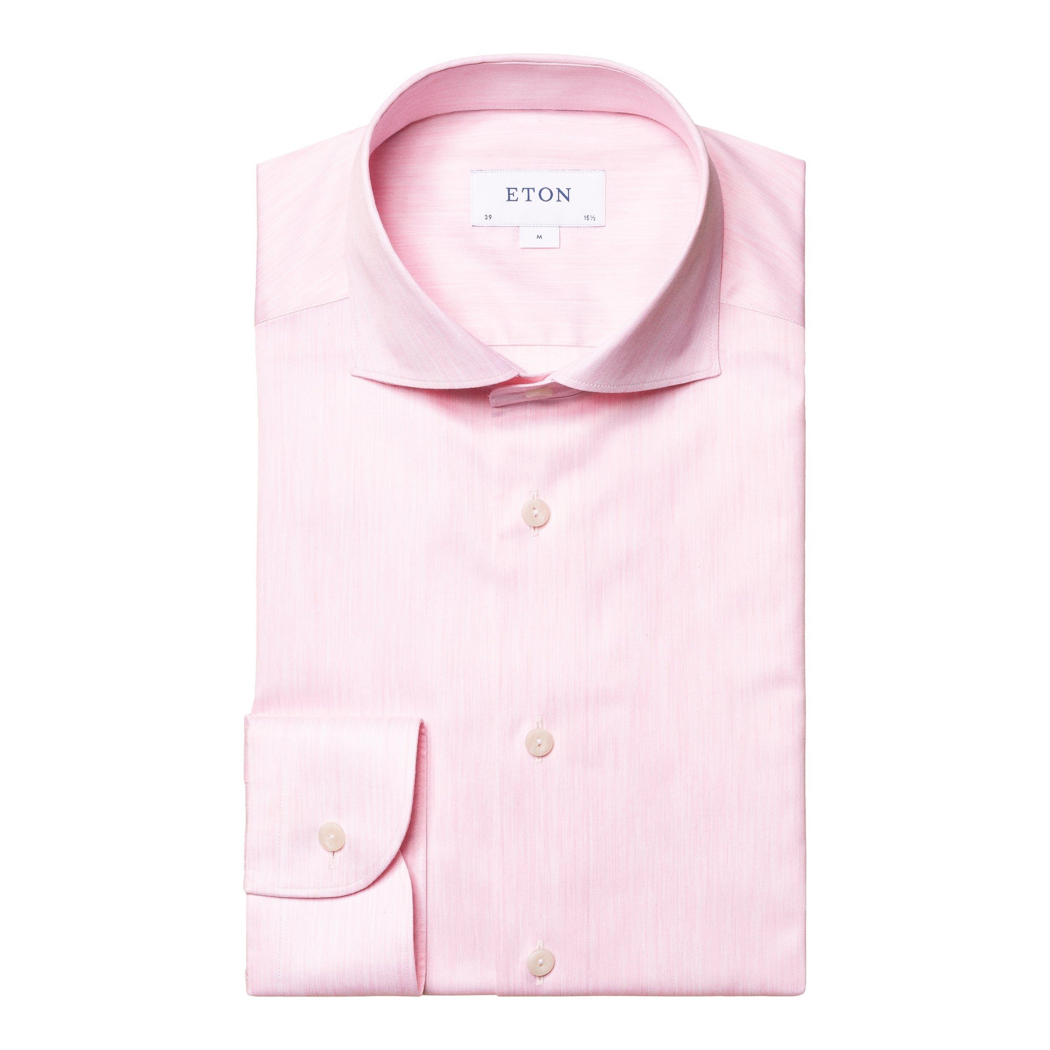 Eton Fine twill melange pink