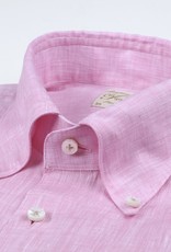Stenstroms Vibrant Pink Linen shirt - Button down collar