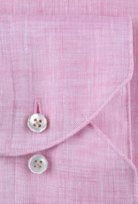 Stenstroms Vibrant Pink Linen shirt - Button down collar