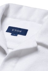 Eton White Terry Resort Polo Shirt