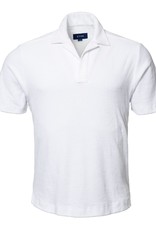 Eton White Terry Resort Polo Shirt