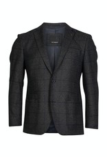 Roy Robson Window Pane Check Wool Jacket with suede trim