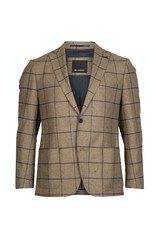 Roy Robson Caramel Jacket with Navy window pane