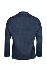 Roy Robson Navy Brushed cotton herringbone jacket slim