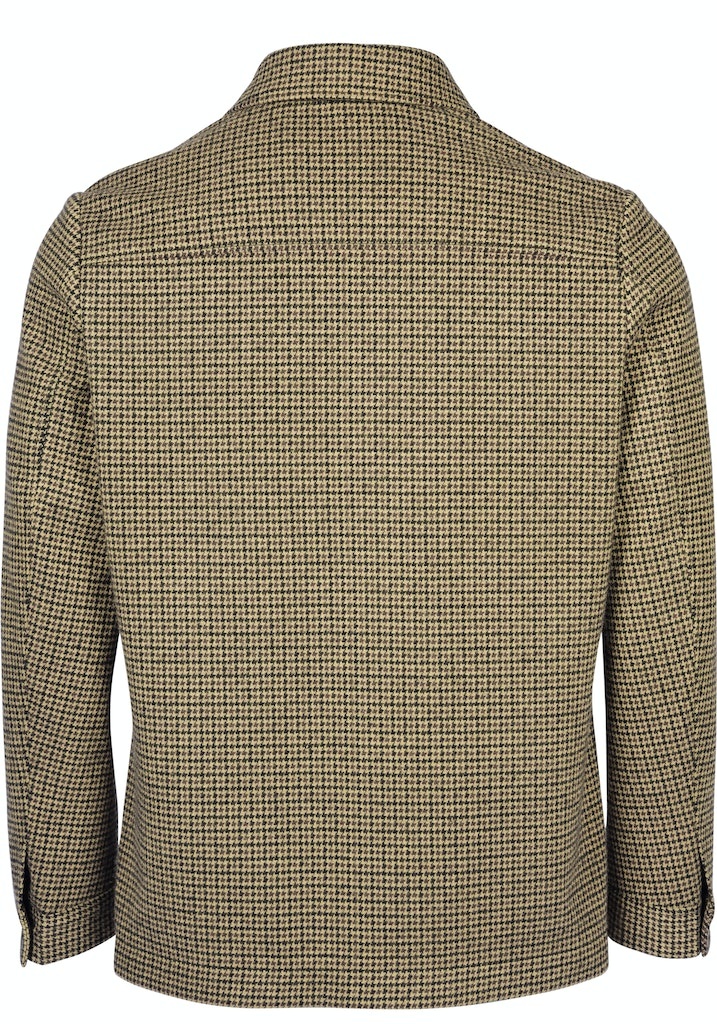 Roy Robson Cotton Houndstooth Overshirt