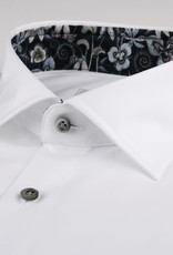 Stenstroms White Contrast twill shirt